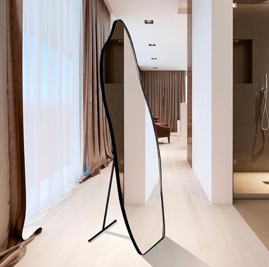 Organic Shape Freestanding Full-Length Mirror