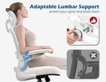 Adjustable Mesh Office Chair with Headrest